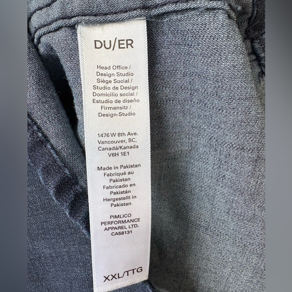 🇨🇦 DUER Performance Denim Shirt​ - Picture 7 of 12